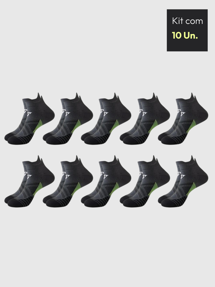 Kit 10 Pares - Meia Running Move Act