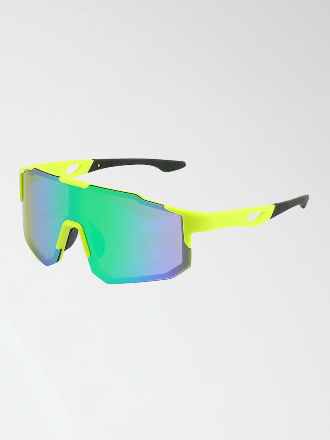 Flux Verde Limão - Óculos de Sol para Corrida Ciclismo e Beach Tennis