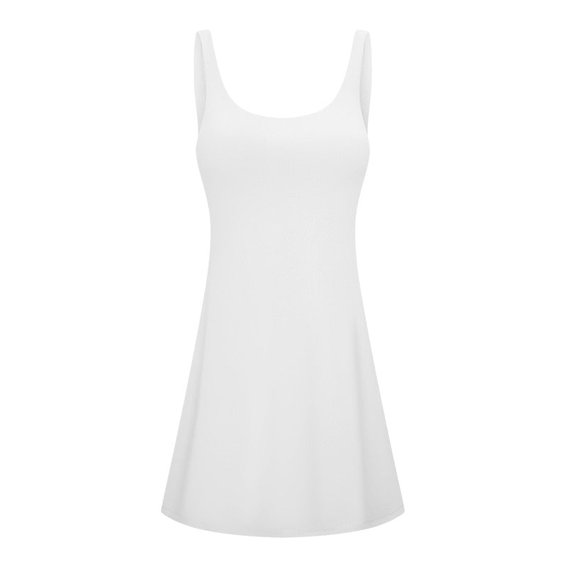 Vestido Sport - Short e Bolso Interno