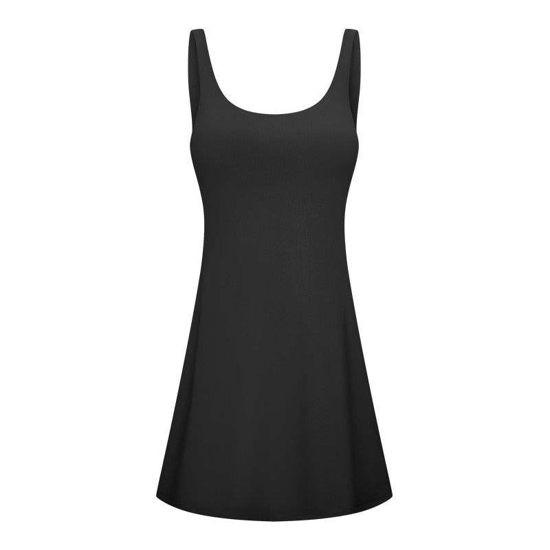 Vestido Sport - Short e Bolso Interno