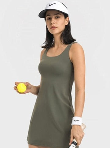 Vestido Sport - Short e Bolso Interno