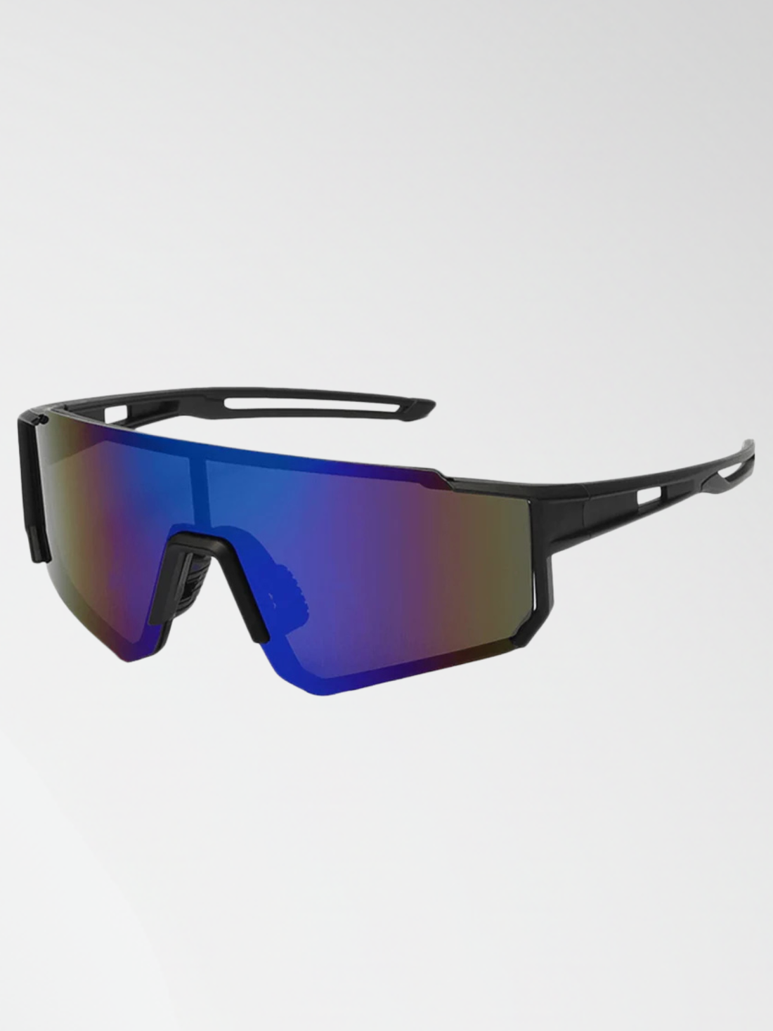 Vision Preto/Azul - Óculos de Sol para Corrida, Beach Tennis e Ciclismo
